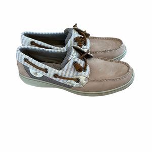 Sperry Women's Songfish Boat Shoes Tan Neutral Size 7.5 NEW